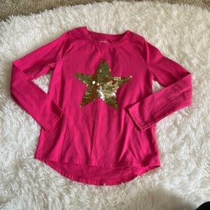 Girls sequin top
